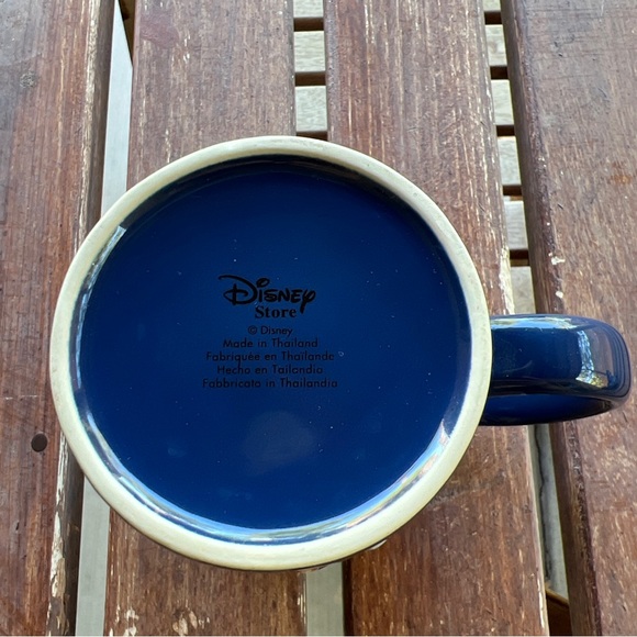 Disney Store Rome Roma Colosseum Mickey Mouse & Minnie Mouse 3D Ceramic Mug Blue - Picture 5 of 14